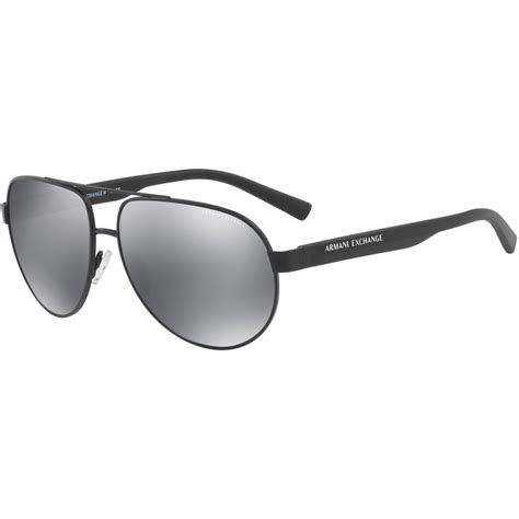 armani exchange pilot aviator sunglasses